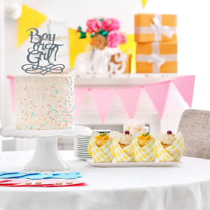 200 Pcs Yellow Gingham Tulip Cupcake Liners for Baking Plaid Paper Muffin Baking Cups Checkered Tulip Muffin Liners Wrappers for Bridal Baby Shower Wedding Birthday Party Decor