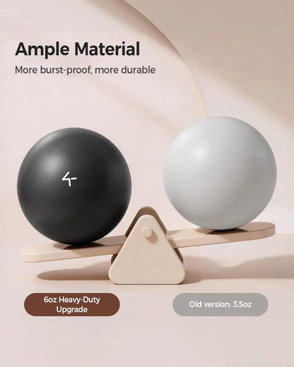 Exercise Ball Anti-Burst - Thickened Yoga Ball Pilates Ball for Physical Therapy, Fitness Ball for Workout, Core Strength and Physical Therapy