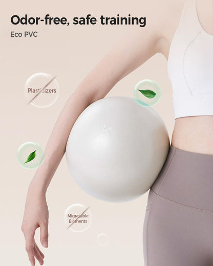 Exercise Ball Anti-Burst - Thickened Yoga Ball Pilates Ball for Physical Therapy, Fitness Ball for Workout, Core Strength and Physical Therapy
