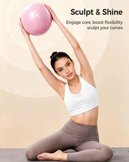 Exercise Ball Anti-Burst - Thickened Yoga Ball Pilates Ball for Physical Therapy, Fitness Ball for Workout, Core Strength and Physical Therapy