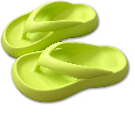 Cloud Comfy Flip Flops for Women Lightweight Thicken Sole Pillow Slippers Cute Cushioned Slippers Soft Foam Non-Slip Shower Bathroom Slides Sandals Cozy EVA Indoor and Outdoor