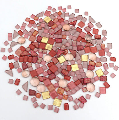 1.1LB Yellow Mixed Irregular Crystal Glass Mosaic Tiles for Crafts - Perfect for Mosaic Art Projects, Puzzles, and Home Décor