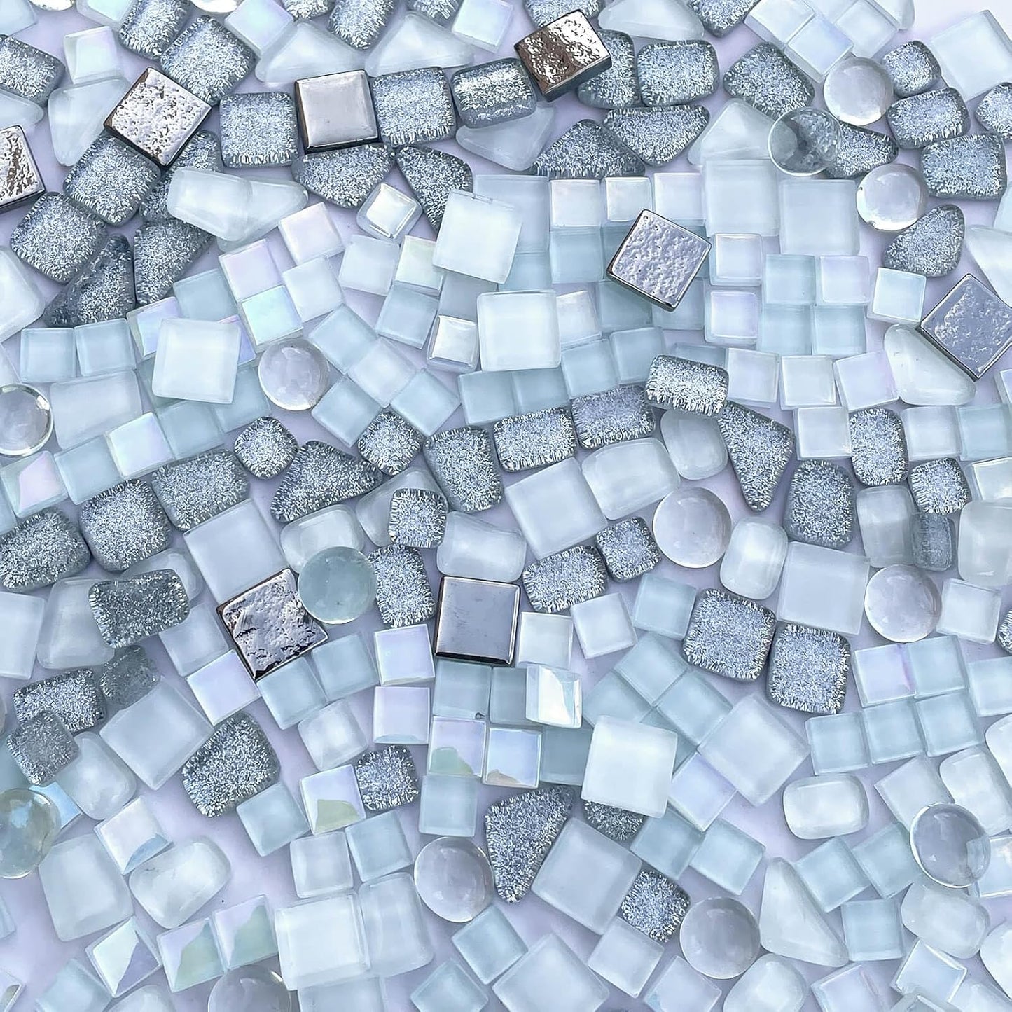 1.1LB Yellow Mixed Irregular Crystal Glass Mosaic Tiles for Crafts - Perfect for Mosaic Art Projects, Puzzles, and Home Décor