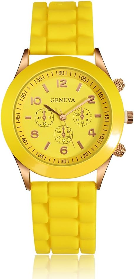 Women's Fashion Silicone Quartz Men Girl Boy Unisex Jelly Wrist Watch