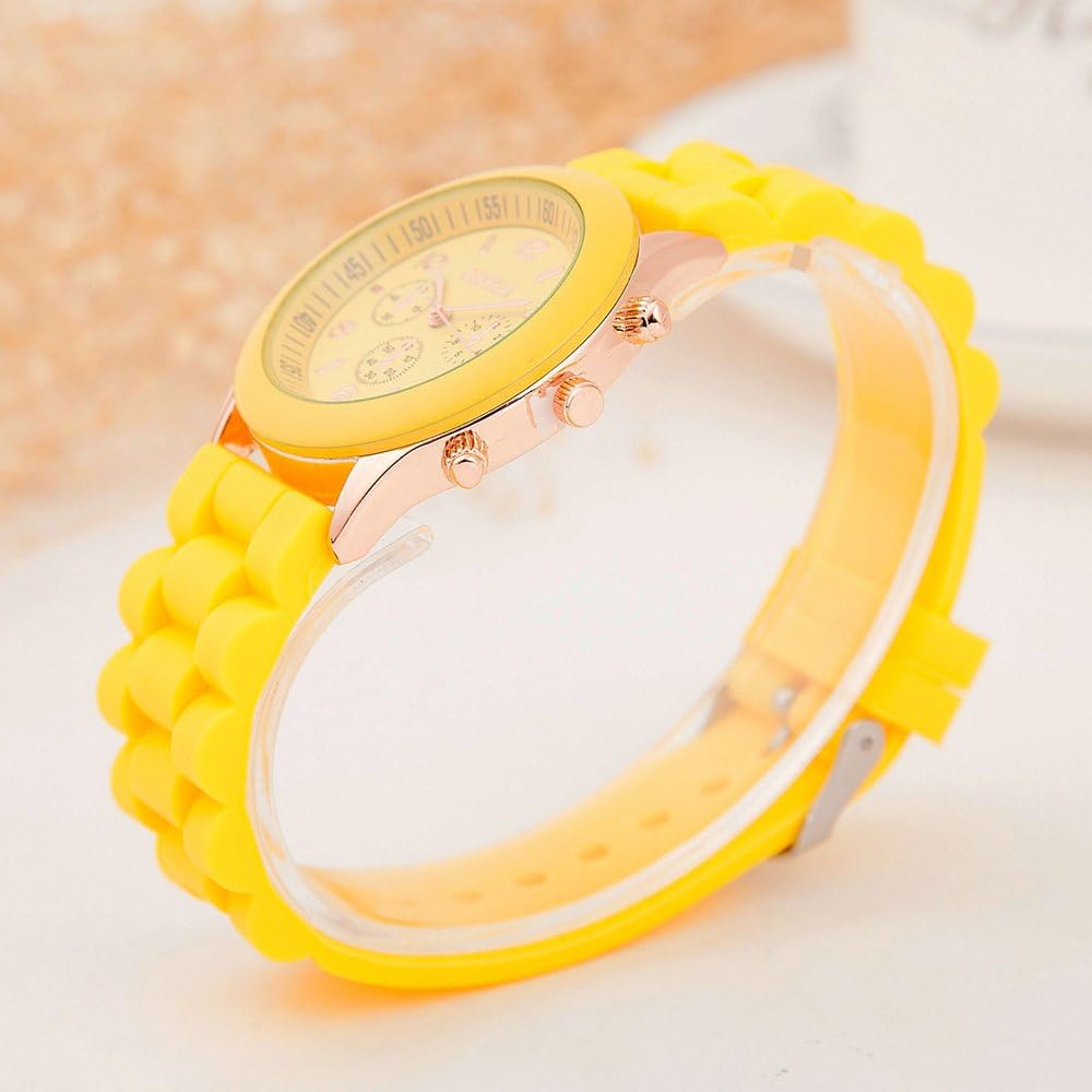 Women's Fashion Silicone Quartz Men Girl Boy Unisex Jelly Wrist Watch