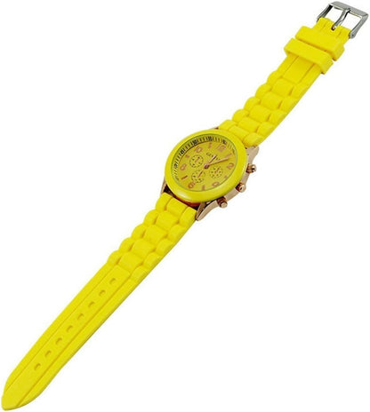 Women's Fashion Silicone Quartz Men Girl Boy Unisex Jelly Wrist Watch