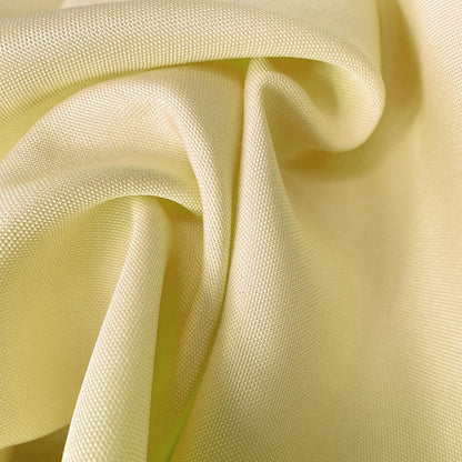 60" W x 102" L Rectangular Premium Seamless Polyester Tablecloth. Table Cloth for Wedding, Home, Party, Restaurant, Hotel for Standard 6 FT Tables - Pastel Yellow