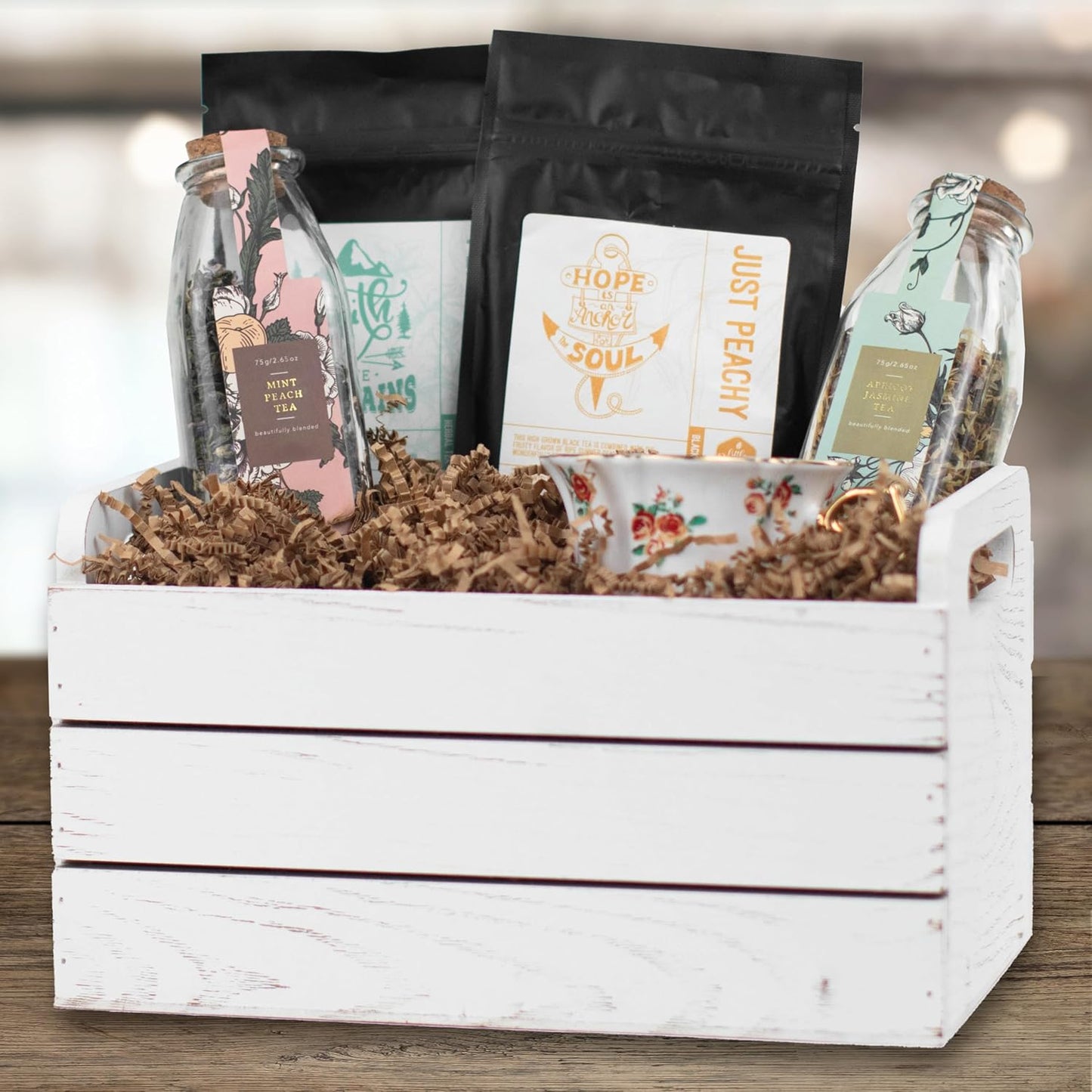 MagicWater Crinkle Cut Paper Gift Basket Filler - 2 LB - Kraft | Shredded Paper Filler, Basket Filler, Gift Boxes, Bridesmaid Gifts, Halloween Stuffers & More – Ideal for All Occasion