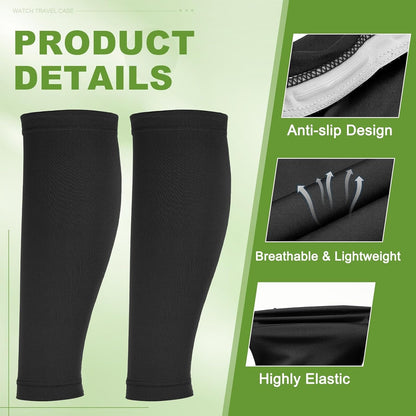 Sun Protection Leg Sleeves, Sports Compression Leg Cooling Ice Silk Sleeves