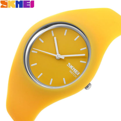 Watches for Young Women Lady Sports Silicone Band Waterproof Fashion Casual Simple Quartz Analog Teens Girls Gift Black Wrist Watch