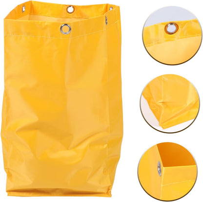 Heavy Duty Housekeeping Cart Replacement Bag Large Capacity Janitorial Cleaning Tote Canvas Laundry and Trash Bag for Commercial Cleaning Use