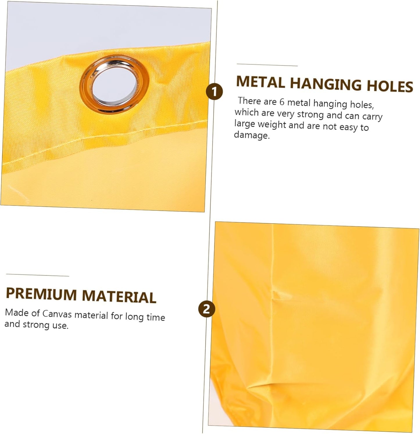 Heavy Duty Housekeeping Cart Replacement Bag Large Capacity Janitorial Cleaning Tote Canvas Laundry and Trash Bag for Commercial Cleaning Use