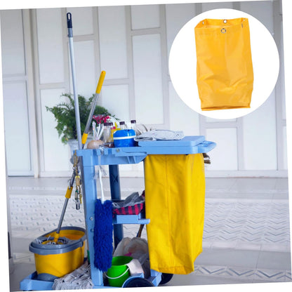 Heavy Duty Housekeeping Cart Replacement Bag Large Capacity Janitorial Cleaning Tote Canvas Laundry and Trash Bag for Commercial Cleaning Use
