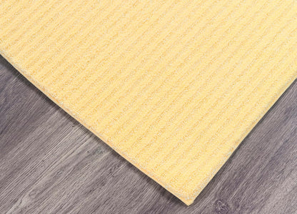 Sheridan Rubber Ducky Yellow 3 Piece Set (21" X 34" Rug, Lid, Contour) Plush Strip Machine Washable Nylon Bath Rug