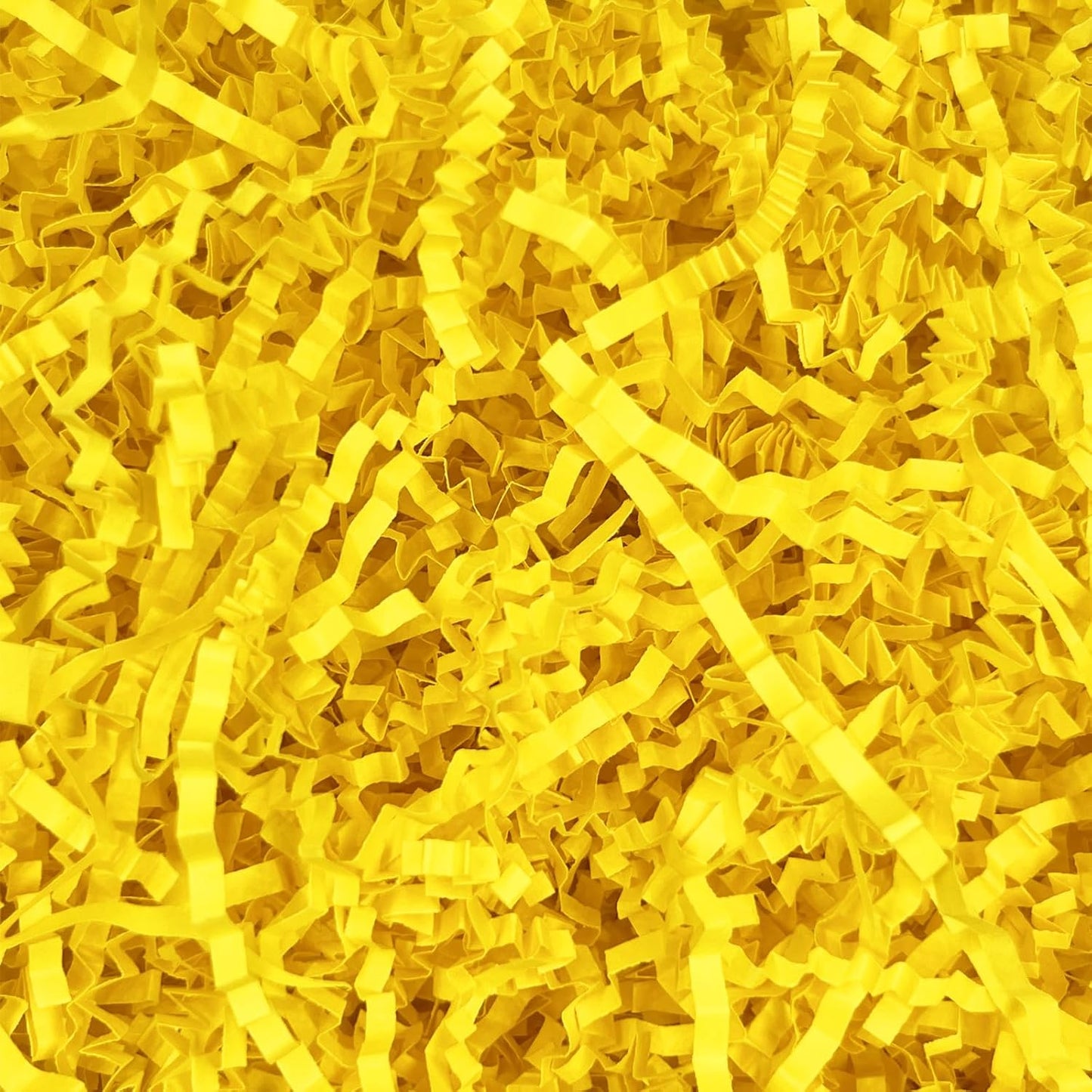 10 LB Lemon Yellow Crinkle Cut Paper Shred Filler Great for Gift Wrapping, Basket Filling, Birthday, Wedding, Halloween, Thanksgiving, Christmas, New Year Party Decorations Filling Supplies