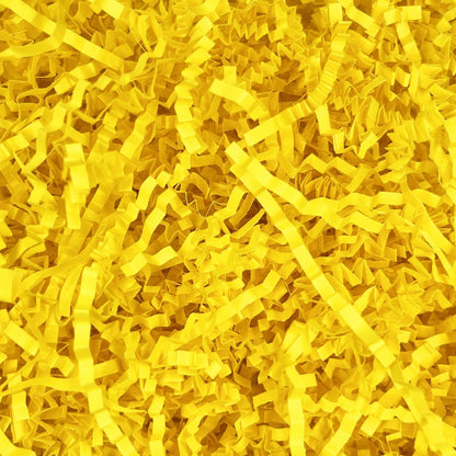10 LB Lemon Yellow Crinkle Cut Paper Shred Filler Great for Gift Wrapping, Basket Filling, Birthday, Wedding, Halloween, Thanksgiving, Christmas, New Year Party Decorations Filling Supplies