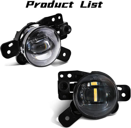 LED Fog Lights For Chevrolet Colorado 2023 2024 2025 Front Bumper Fog Lamp Fit For Silverado 2500HD Trailblazer GMC Canyon Yellow Light