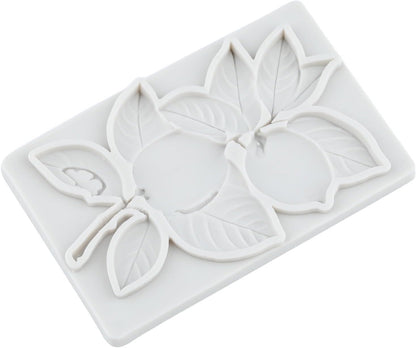 Lemon Silicone Mold Lemon Leaf Fondant Molds For Cake Decoration Cupcake Topper Sugar Craft Candy Polymer Clay Chocolate Gum Paste