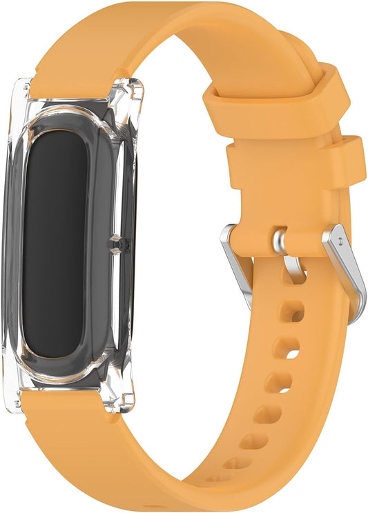 Band&Case Compatible with Google Fitbit Air Smartwatch, Breathable Wristband Replacement Strap Strap for Google Fitbit Air