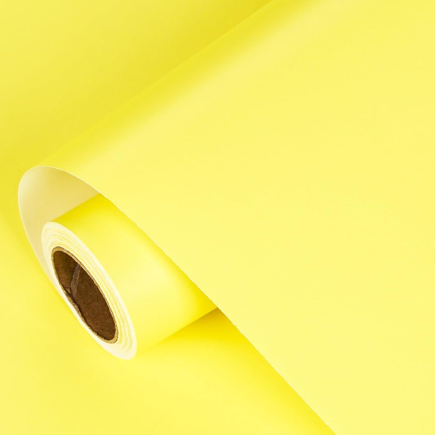 Lemon Wrapping Paper Roll - Fluorescent Neon Yellow Solid Color Paper for Birthday, Valentine's, Mother's Day, Holiday - 17 inches x 32.8 Feet (47.23 sq.ft.)