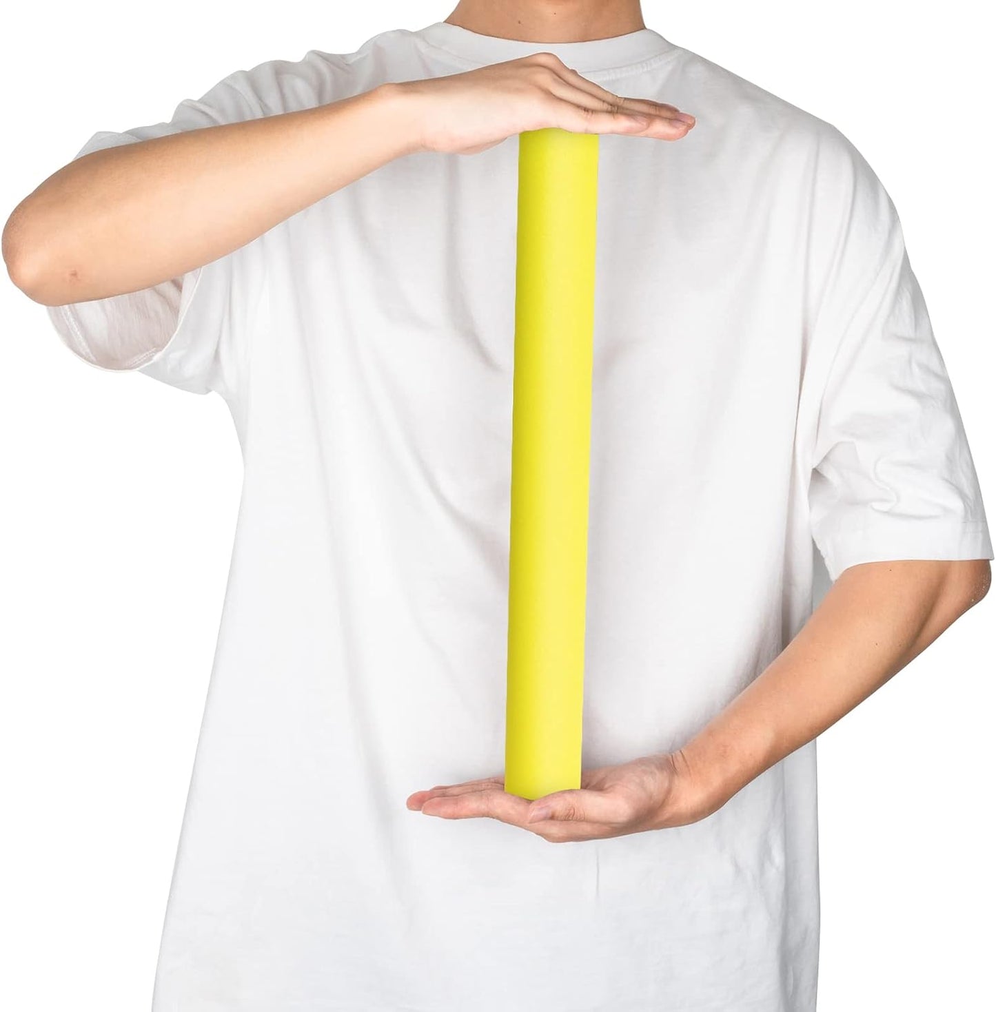 Lemon Wrapping Paper Roll - Fluorescent Neon Yellow Solid Color Paper for Birthday, Valentine's, Mother's Day, Holiday - 17 inches x 32.8 Feet (47.23 sq.ft.)