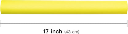Lemon Wrapping Paper Roll - Fluorescent Neon Yellow Solid Color Paper for Birthday, Valentine's, Mother's Day, Holiday - 17 inches x 32.8 Feet (47.23 sq.ft.)