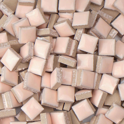 Glazed Ceramic Mosaic Tiles for Crafts,200 Pieces/300g Mosaic Pieces,12mm Square Shapes Glazed Porcelain Tiles for Art Craft Home Garden Decoration,Canary Yellow