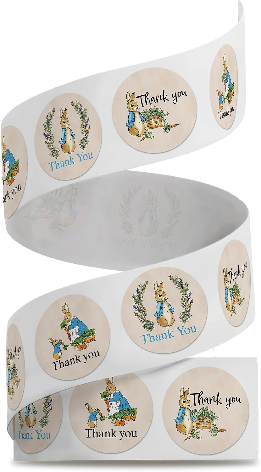 1.5 Inch Round 500 Count Lemons and Flowers Perforated Roll Stickers - Thank You Labels for Favors - Packing Thank You Stickers for Small Business Store Owners
