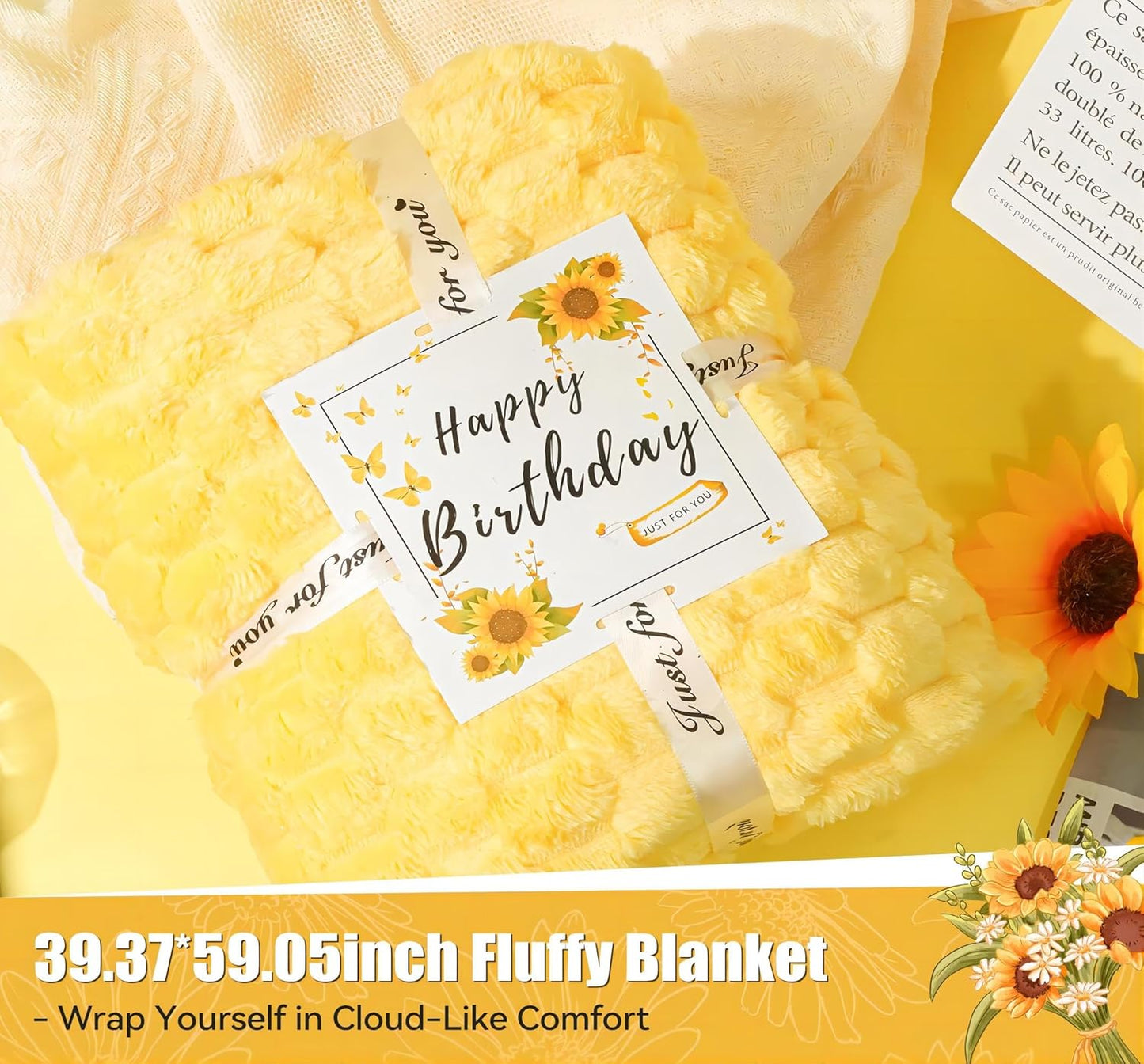 Mother's Day Gifts for Mom, 17pcs Relaxing Spa Gifts Set for Girls, Sisters, Mom, Sunflower Self-Care Package, Sending Sunshine Get Well Gifts for Women, Perfect Basket for Birthday & Mother's Day