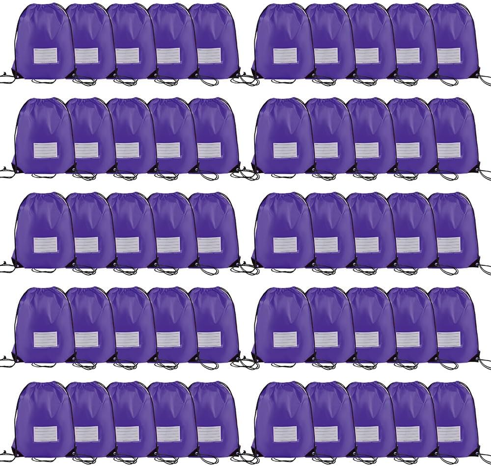 20 Pcs Drawstring Bags,Bulk Draw String Backpack, Cinch Bag Sackpack for Travel Gym Sport, Yellow