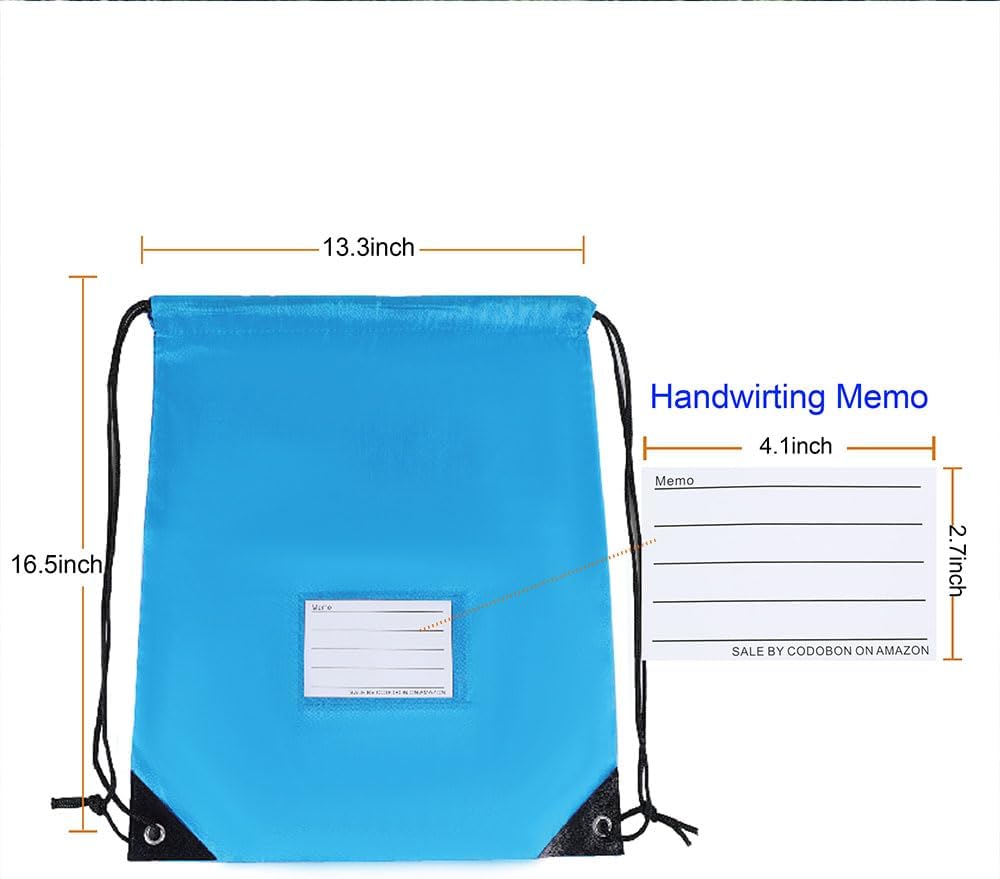 20 Pcs Drawstring Bags,Bulk Draw String Backpack, Cinch Bag Sackpack for Travel Gym Sport, Yellow