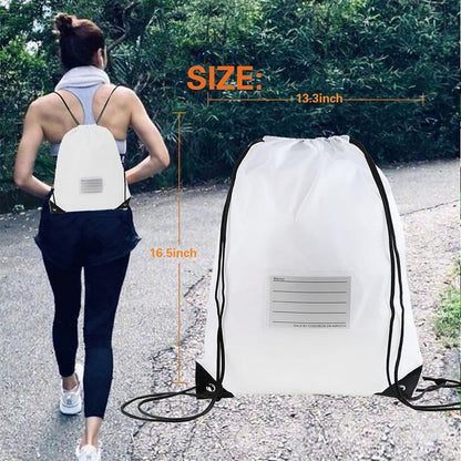 20 Pcs Drawstring Bags,Bulk Draw String Backpack, Cinch Bag Sackpack for Travel Gym Sport, Yellow