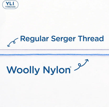 Woolly Nylon – Serger Thread for Stretch & Knit Fabrics – Bright Yellow