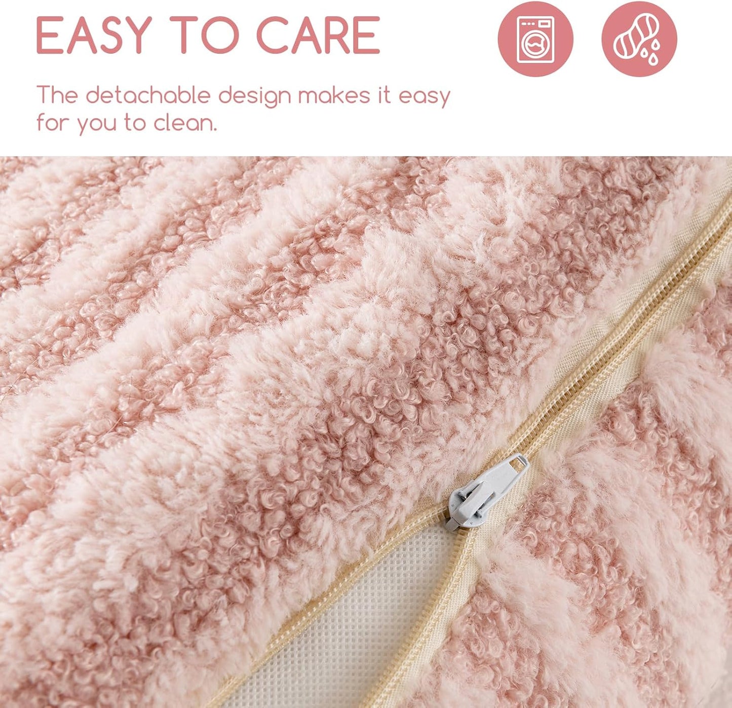 Cat Bed Small Dog Orthopedic Couch Beds for Pets up to 13 lbs | Fluffy Multifunctional Double-Layer Warming Kitten Pet Couch Orthopedic Beds with Machine Washable Cover and Non-Slip Bottom
