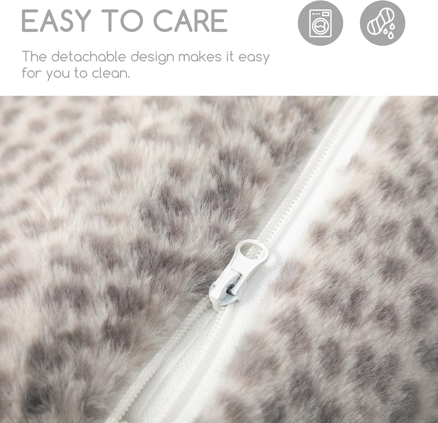 Cat Bed Small Dog Orthopedic Couch Beds for Pets up to 13 lbs | Fluffy Multifunctional Double-Layer Warming Kitten Pet Couch Orthopedic Beds with Machine Washable Cover and Non-Slip Bottom