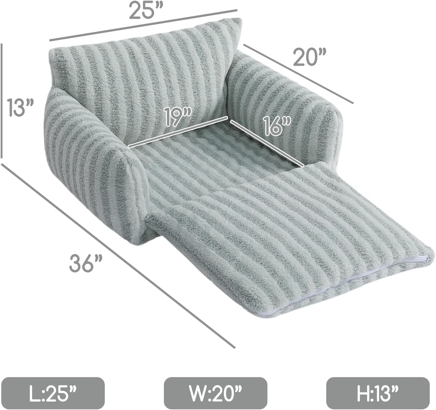 Cat Bed Small Dog Orthopedic Couch Beds for Pets up to 13 lbs | Fluffy Multifunctional Double-Layer Warming Kitten Pet Couch Orthopedic Beds with Machine Washable Cover and Non-Slip Bottom
