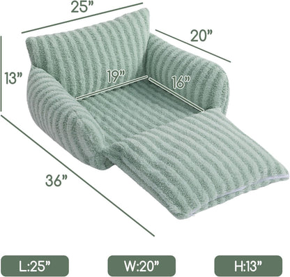 Cat Bed Small Dog Orthopedic Couch Beds for Pets up to 13 lbs | Fluffy Multifunctional Double-Layer Warming Kitten Pet Couch Orthopedic Beds with Machine Washable Cover and Non-Slip Bottom