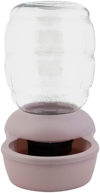 Violet Replendish Gravity Automatic Pet Waterer Water Dispenser Station for Cats and Dogs 0.5 Gallon