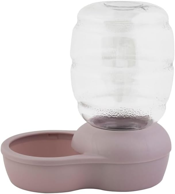 Violet Replendish Gravity Automatic Pet Waterer Water Dispenser Station for Cats and Dogs 0.5 Gallon