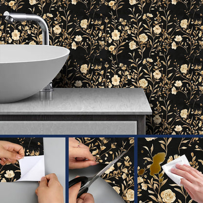 Lemon Fruit Peel and Stick Wallpaper 118.1x17.7 Inch Vinyl | Contact Paper, Wall Covering | Decorative Wallpaper, Adhesive Vinyl | Bedroom, Kitchen, Living Room (Lemon Fruit)
