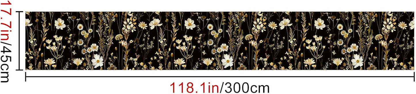 Lemon Fruit Peel and Stick Wallpaper 118.1x17.7 Inch Vinyl | Contact Paper, Wall Covering | Decorative Wallpaper, Adhesive Vinyl | Bedroom, Kitchen, Living Room (Lemon Fruit)