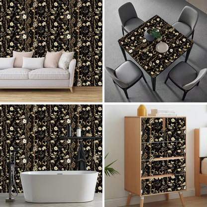 Lemon Fruit Peel and Stick Wallpaper 118.1x17.7 Inch Vinyl | Contact Paper, Wall Covering | Decorative Wallpaper, Adhesive Vinyl | Bedroom, Kitchen, Living Room (Lemon Fruit)