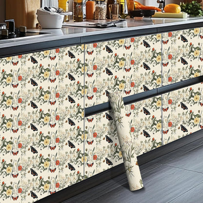 Lemon Fruit Peel and Stick Wallpaper 118.1x17.7 Inch Vinyl | Contact Paper, Wall Covering | Decorative Wallpaper, Adhesive Vinyl | Bedroom, Kitchen, Living Room (Lemon Fruit)