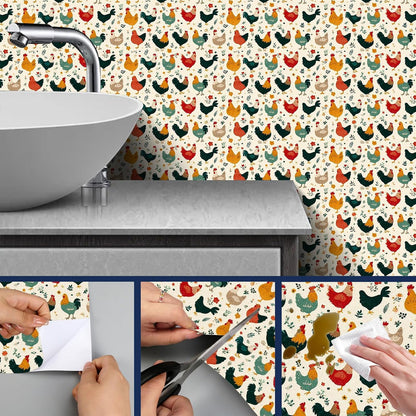 Lemon Fruit Peel and Stick Wallpaper 118.1x17.7 Inch Vinyl | Contact Paper, Wall Covering | Decorative Wallpaper, Adhesive Vinyl | Bedroom, Kitchen, Living Room (Lemon Fruit)