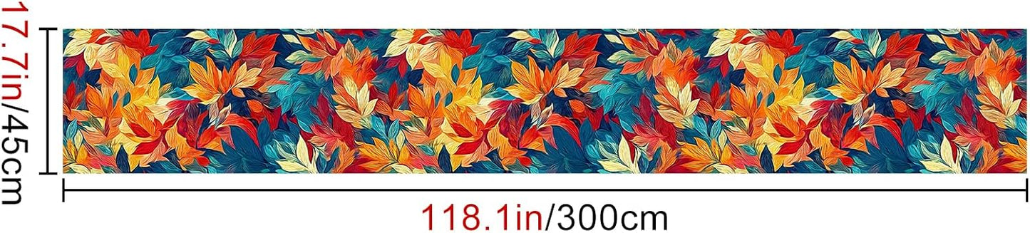 Lemon Fruit Peel and Stick Wallpaper 118.1x17.7 Inch Vinyl | Contact Paper, Wall Covering | Decorative Wallpaper, Adhesive Vinyl | Bedroom, Kitchen, Living Room (Lemon Fruit)