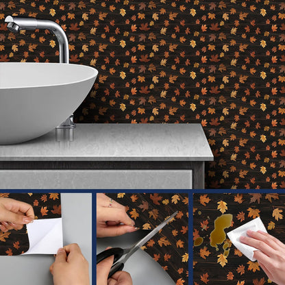 Lemon Fruit Peel and Stick Wallpaper 118.1x17.7 Inch Vinyl | Contact Paper, Wall Covering | Decorative Wallpaper, Adhesive Vinyl | Bedroom, Kitchen, Living Room (Lemon Fruit)