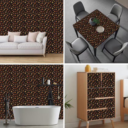 Lemon Fruit Peel and Stick Wallpaper 118.1x17.7 Inch Vinyl | Contact Paper, Wall Covering | Decorative Wallpaper, Adhesive Vinyl | Bedroom, Kitchen, Living Room (Lemon Fruit)