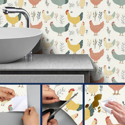 Lemon Fruit Peel and Stick Wallpaper 118.1x17.7 Inch Vinyl | Contact Paper, Wall Covering | Decorative Wallpaper, Adhesive Vinyl | Bedroom, Kitchen, Living Room (Lemon Fruit)