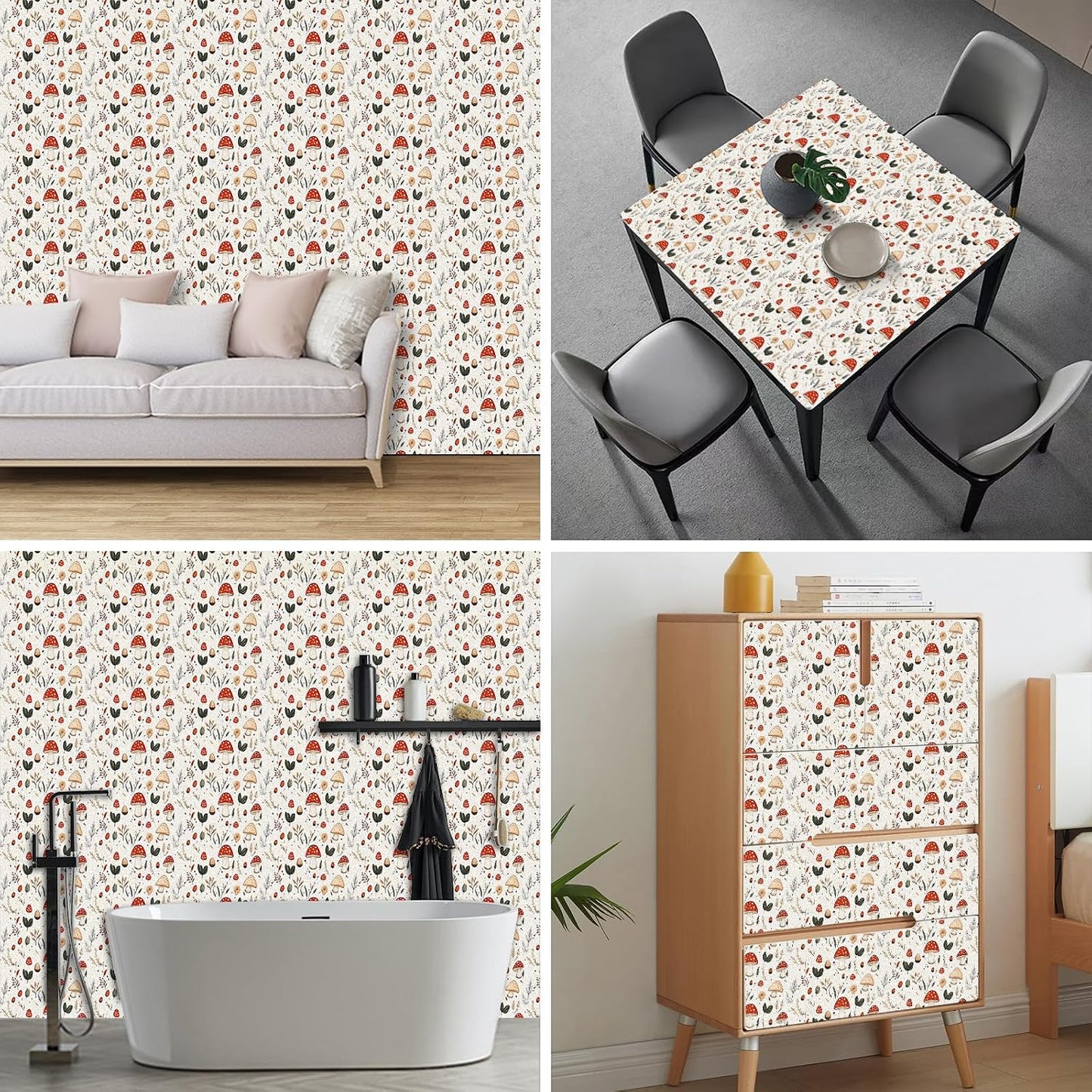 Lemon Fruit Peel and Stick Wallpaper 118.1x17.7 Inch Vinyl | Contact Paper, Wall Covering | Decorative Wallpaper, Adhesive Vinyl | Bedroom, Kitchen, Living Room (Lemon Fruit)
