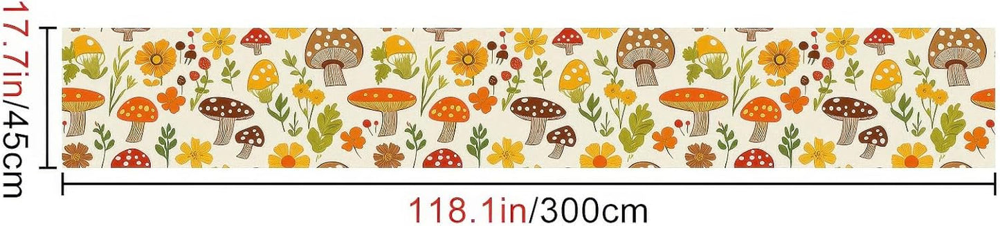 Lemon Fruit Peel and Stick Wallpaper 118.1x17.7 Inch Vinyl | Contact Paper, Wall Covering | Decorative Wallpaper, Adhesive Vinyl | Bedroom, Kitchen, Living Room (Lemon Fruit)